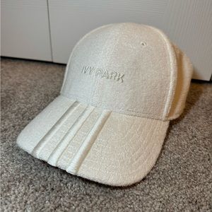 IVY PARK X Adidas White Terry Backless Hat BEYONCE One Size